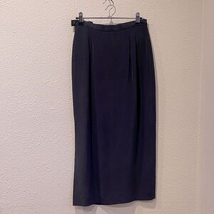 90s SILK pencil skirt VTG